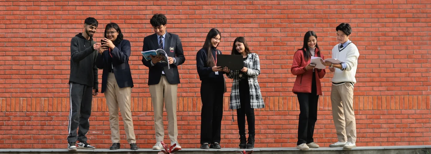 Quantum University students on campus